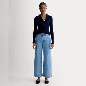 Everlane The Mariner Cropped Jean in Shallow Beach